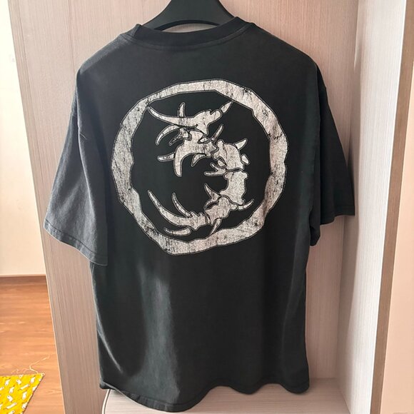 Saint Michael Cho Nirvana Reborn Loose Round Neck Unisex T-Shirt Black - Picture 3 of 4